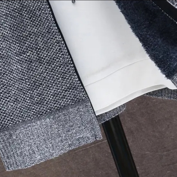 Men's Korean Style Knit Cardigan Long Sleeve Hoodie - Picture 3 of 8